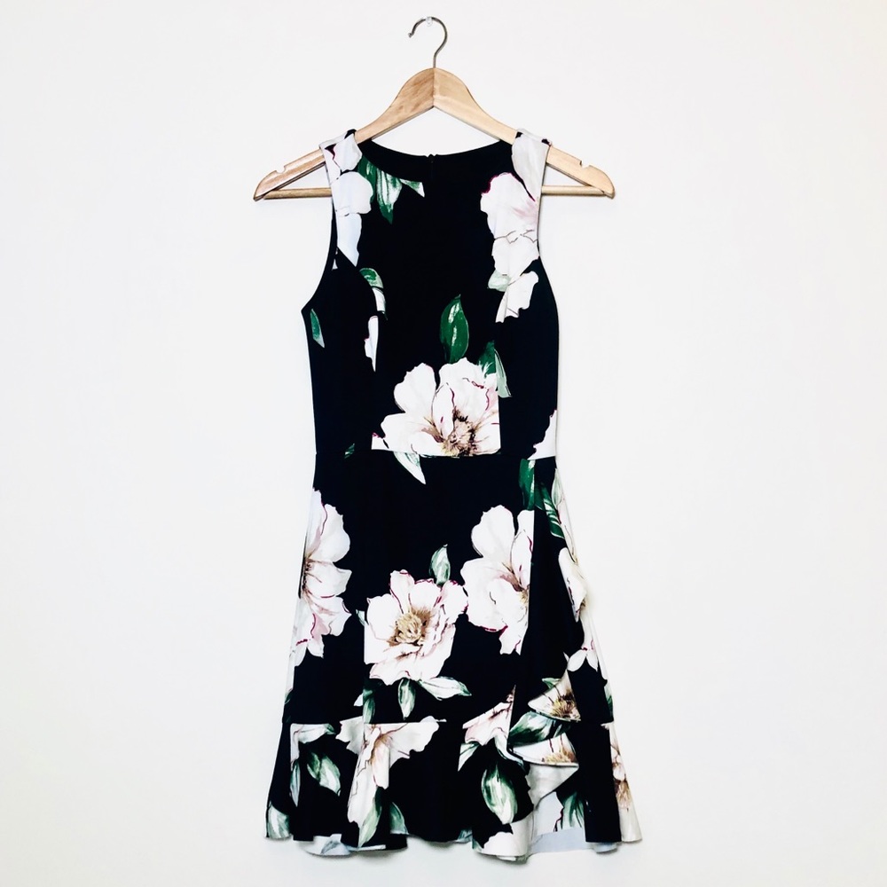 Black Floral Dress